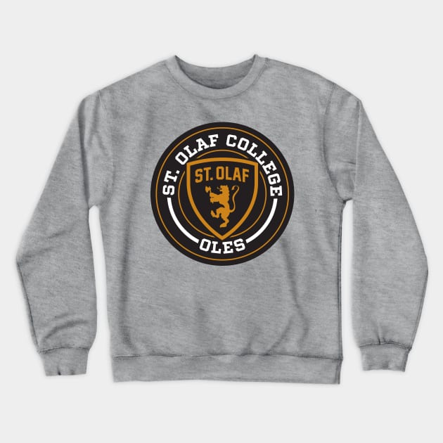 St. Olaf - Circle Crewneck Sweatshirt by Josh Wuflestad